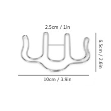 2PCs Music Note Clip Holder – Iron Bookmark, Silver, Gold, Rose Gold