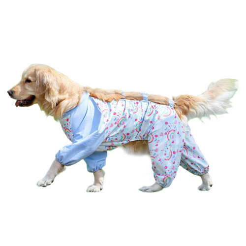 Dog Full Coverage Leg Protecting Rainbows Print Dustproof-3XL