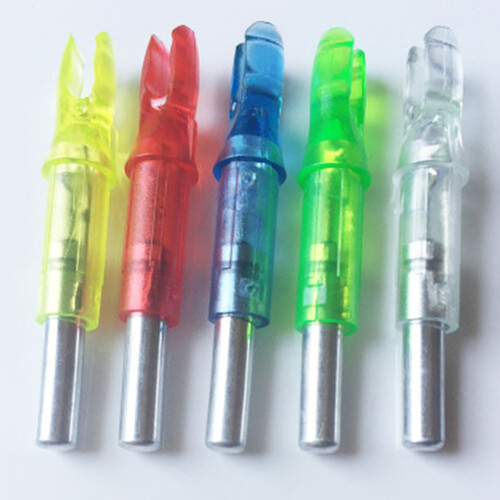 LED Arrow Nock with Auto Switch, 6.2mm Inner Diameter, 45.5mm, 5 Pack 1