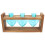 1Ensemble Vase Hydroponique En Bois Pour Décoration De 6