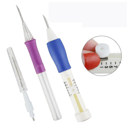 Punch Needle Embroidery Set,embroidery Pen Punch Needle Kit Craft Tool 2