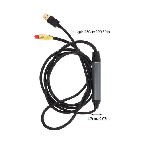 Schwarzes Optisches USB-Audioverlängerungskabel Home 1