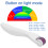 MicroNeedle Derma Roller with Vibration & Light Therapy – Multi-Color 12