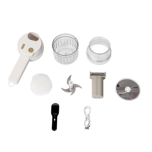 Efficient Hand Cranked helicopter And mill combination-White