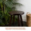 Brown Wooden Step Stool Round Leg Stool for Plant Stand 5