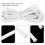 7mm x 10m Elastic Cord White Polypropylene 2