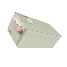 Compact Electric Lunch Box 1L ABS Construction Food-Green