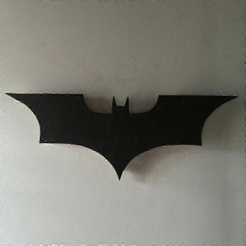 (Plug) Creative 3D Bat Wall Lamp RGB LED Bedside Gaming Room Bar Decorative Light with Remote Control 2