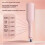 (Pink)32mm Egg Shaped Curling Iron V-Shape Wave Pattern Negative Ion Water Wave Texture Damage Free Hair Styling Tool for Dormitory 2