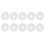 10 Clear Plastic Sewing Bobbins 3