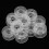 10 Clear Plastic Sewing Bobbins 13