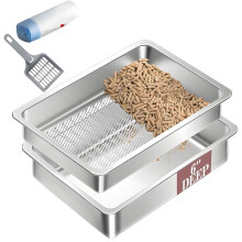 Accessible Durable Metal Filtration Tray For Small Animals-L