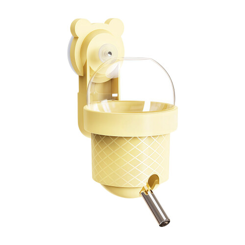 Distributeur d'eau pour Hamster, bouteilles d'eau-Jaune