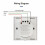 (white) Matter WIFI Zigbee Wall Socket With USB Type C Universal Electrical Plug Outlet Power Touch Switch For Alexa Google Home Tuya 4