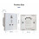 (white) Matter WIFI Zigbee Wall Socket With USB Type C Universal Electrical Plug Outlet Power Touch Switch For Alexa Google Home Tuya 5