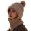 Unisex Thick Insulate Hat Warm Lined for Cold Weather-Khaki 1