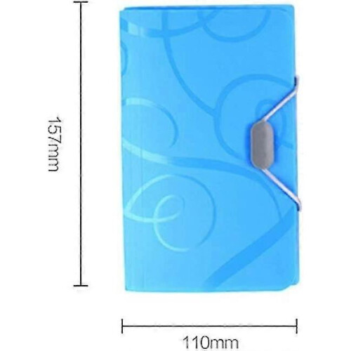4pcs File Folder, 13 Pockets, A6 Documents with Tabs And Bungee Closure Ring Organizer - DD 2