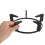 Black Cast Iron Gas Range Pan Holder Non Slip Stove Support Rack 6