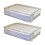 2 Pack Clear Plastic File Document Storage Box For Offices-high 1