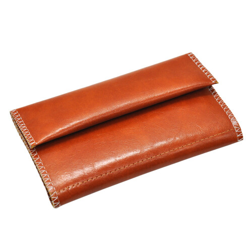 Brown Durable Bag Triple-Fold Outdoor Smoking Container 2
