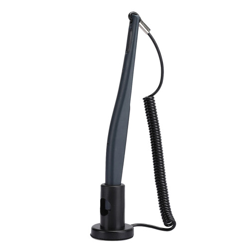 Capacitive Touch Screen Pen STY-2318 with Spring Rope, Gray/Black 1