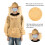 Professional Beekeeping Jacket with Veil - Air Mesh, Orange, Medium 10
