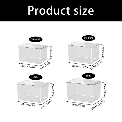 Small Frameless Acrylic Fish Aquarium Shatterproof Clear-XL 1