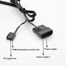 Water Cooling Pump Ultra Thin PMMA PWM Speed Control 3 Meters Head 500L/H 4cm