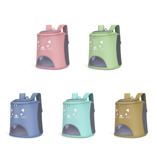 Sac à dos pliable pour animaux de compagnie, sac à-Vert 1