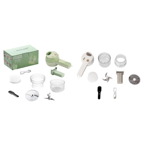 Space Saving Manual Food Preparation Unit With Wireless-Green 1