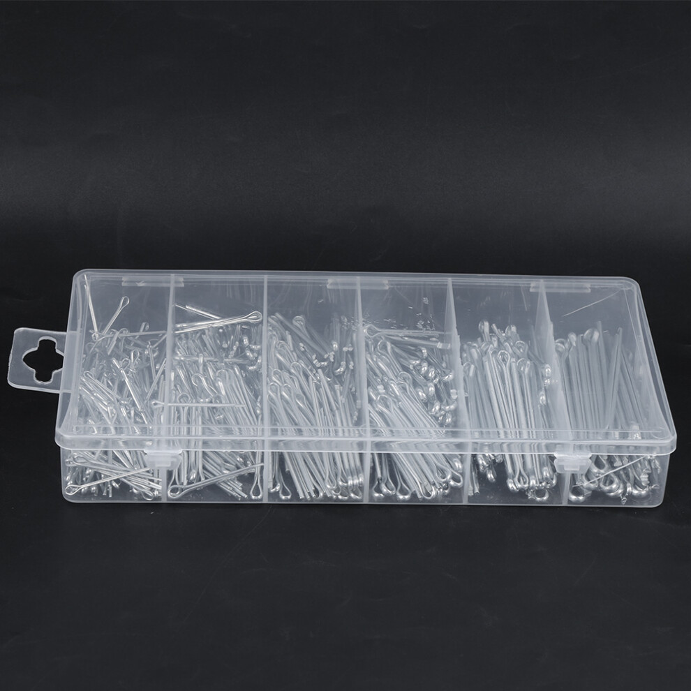 Heavy Duty Cotter Pin Kit 555Pcs Industrial Split Pins With Storage Case 7901392461468