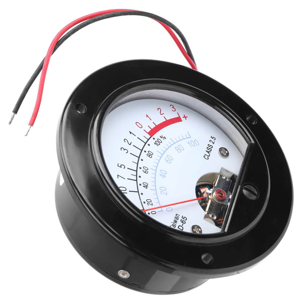 Sdâ65 Pointer Vu Meter Vintage Voltmeter With Yellow Backlight, 650Î© 3381392176144