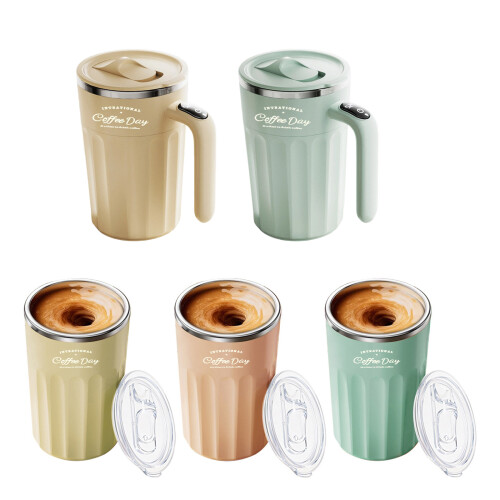 Auto Stirring Magnetic Insulated Cup With Time Temperature-2 1 2