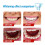 (Pink)Baking Soda Toothpaste Stain Removal Teeth Cleaning Brightening Pump Toothpaste cleaning Teeth 2023 new 2
