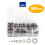 360pcs Stainless Steel Flat Washers Set M2-M10, Assorted Sizes, Storage Box 1