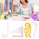 5Pcs Curve Ruler Set, MultiFunction Plastic Sewing & Clothing Tool 14
