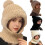 Stylish Cap Beanies Warm Trapper Hat Warm Hat Unisex-White 2