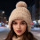 Stylish Cap Beanies Warm Trapper Hat Warm Hat Unisex-White 7
