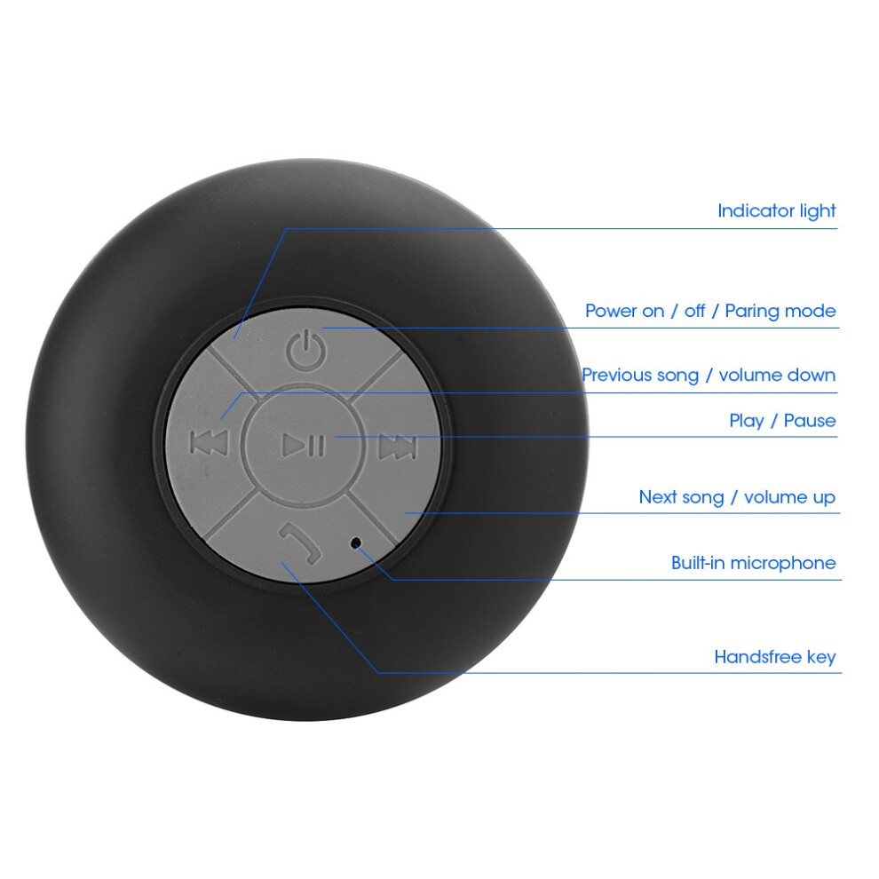 Compact Wireless Bluetooth Speaker 80Db With Bass Enhancer For Clear Audio 6951392473498