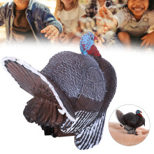 Animal Model Turkey Toy for Kids, 6.5x4.5x5.5cm Home Decor