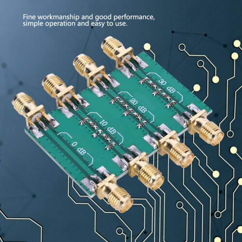 DC-4.0GHz RF Fixed Attenuator SMA Double Female 23dBm 50Ω