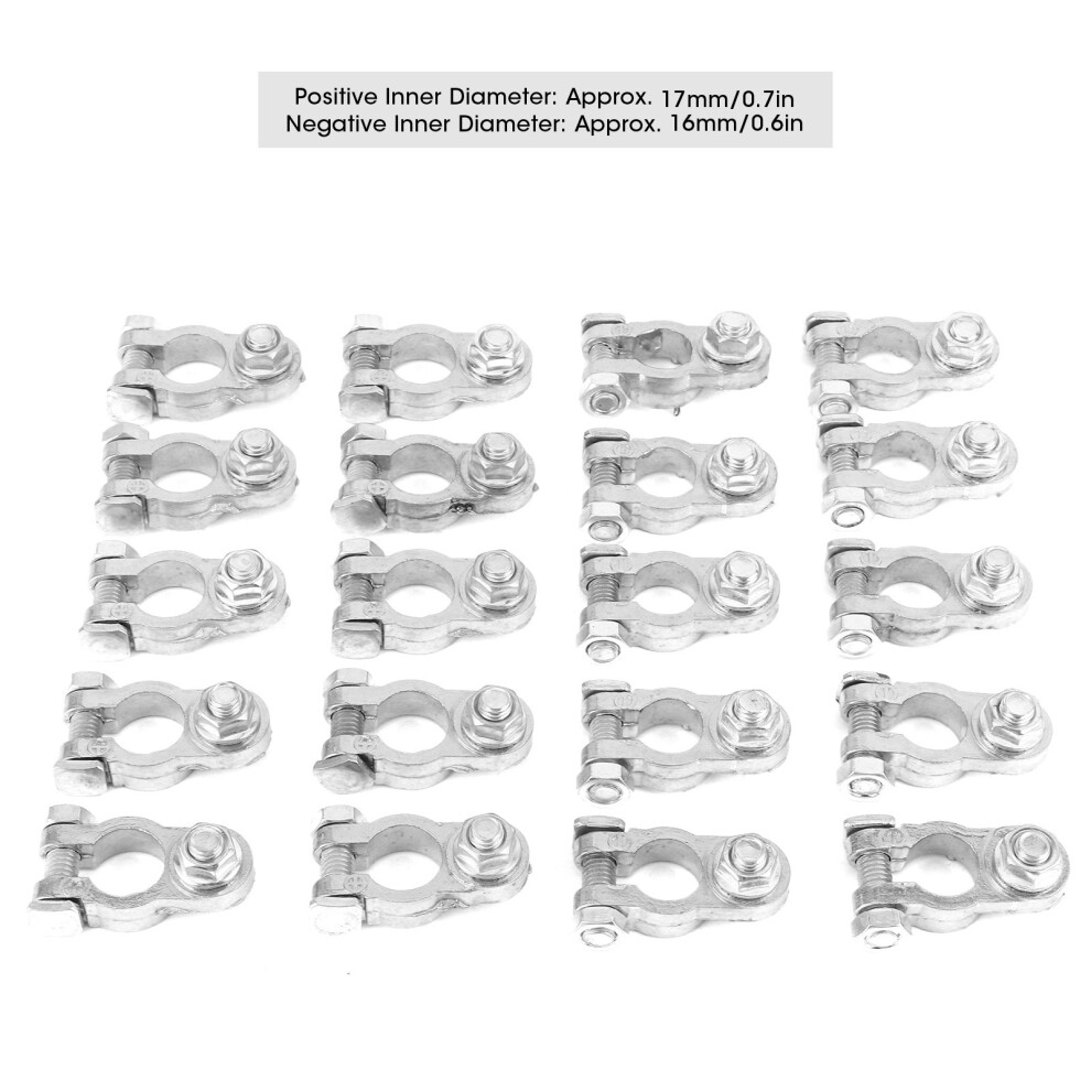 12V Battery Post Connector Clamp Set 7444352267125