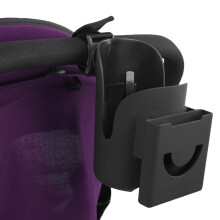 Multi-Functional Black Stroller Cup & Phone Holder – Universal Size