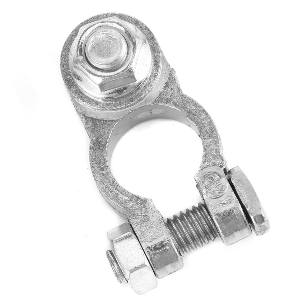 12V Battery Clamp Connector Set Silver 7444352316687