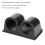 52mm ABS 2-Hole Gauge Mount Holder Car Dash Accessory Black 3