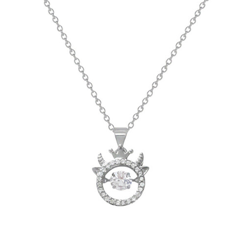 Εκθαμβωτικό κολιέ Moissanite για γυναίκες, εξαιρετική κατασκευή με κομψό μενταγιόν,