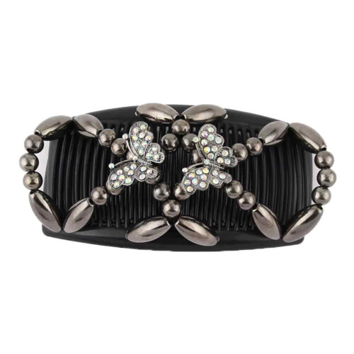 Ελαστικά διπλά κλιπ χτένας, αξεσουάρ μαλλιών για κότσο, αξεσουάρ styling μαλλιών DIY,