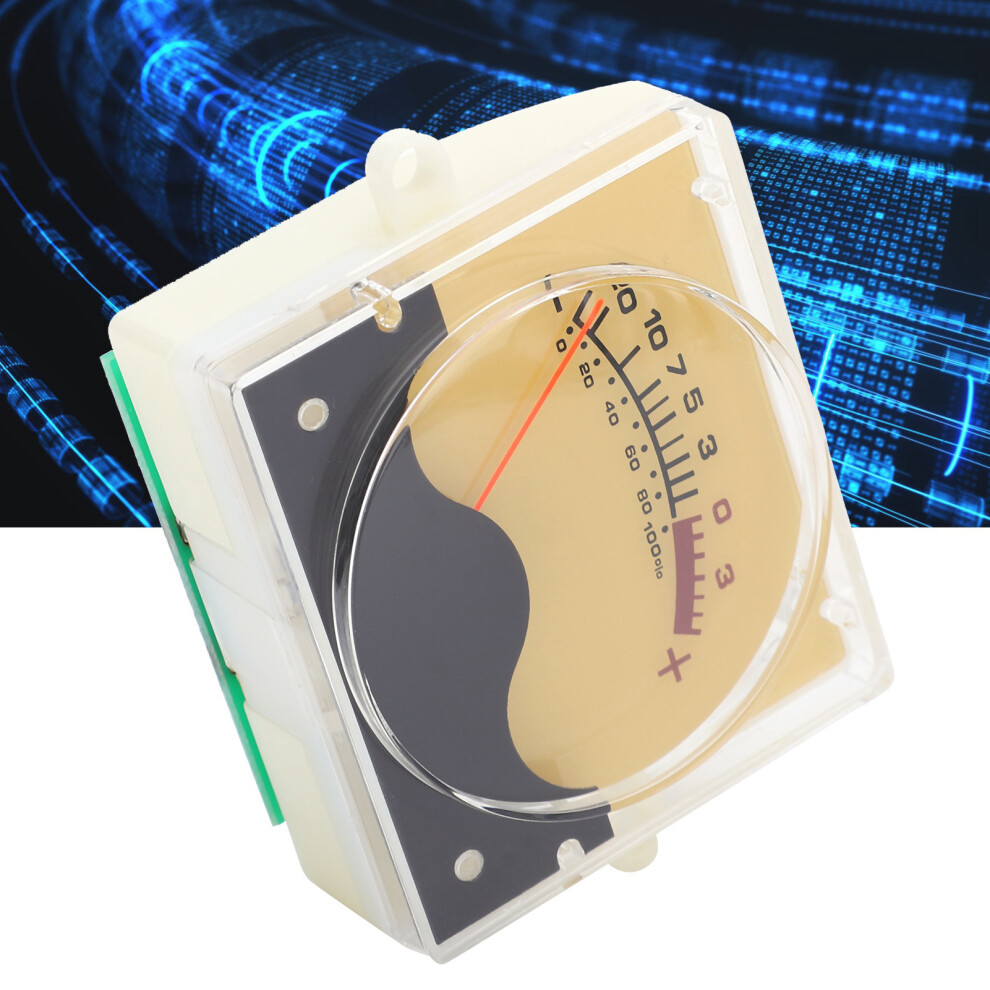 High Accuracy Vu Meter Db Level Gauge With Backlight, Abs, 55X47.5mm 7671392180293