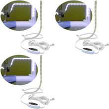 3X Sew Sewing Machine Light Strip,12inch USB LED Light Strip Dimmable,White Lights for ,Janome,Babylock US Plug