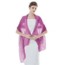 (Lilac) Shawlswrapsforwomenweddingevening Partybride Bridesmaid Lightweight Silky Solid Scarves Summer Sheer Large Bikini Cover Up
